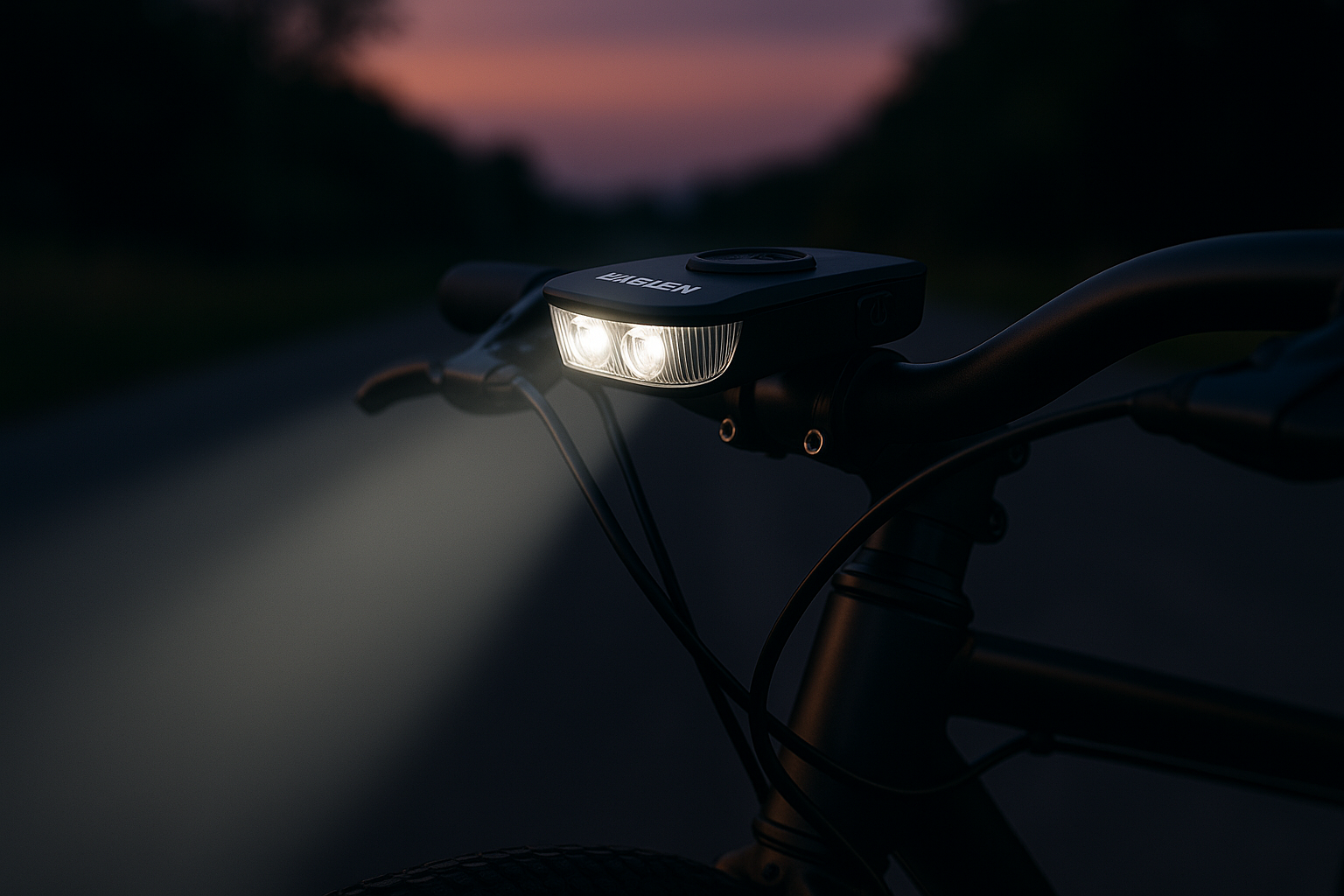 Fastmonteret cykellygter