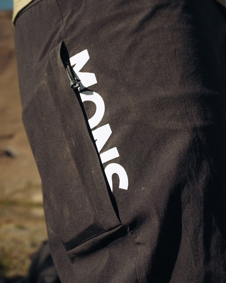Mons Royale Mens Diversion Merino Trail Shorts Black