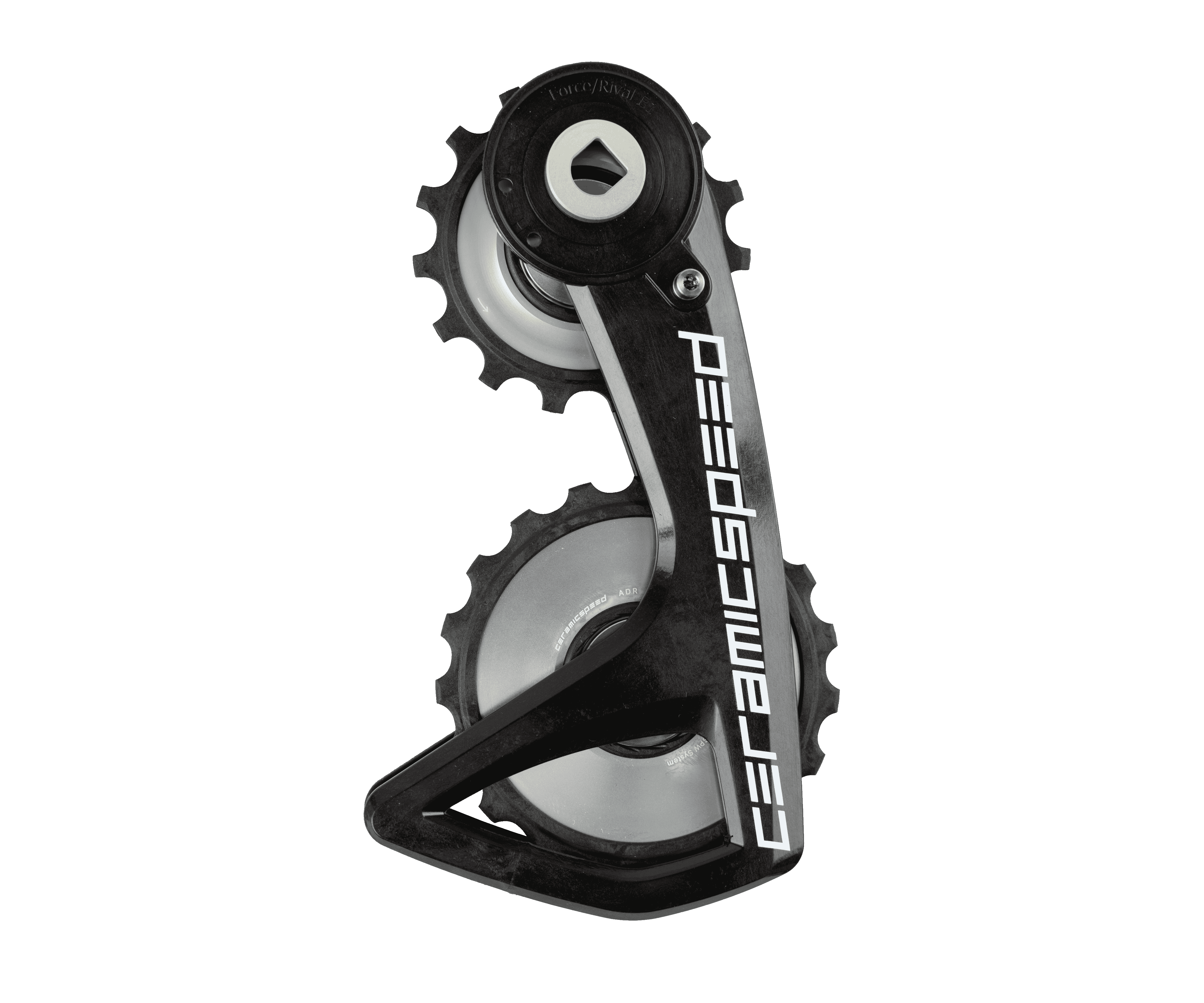 OSPW RS ALPHA for SRAM Force E1/Rival E1 Silver TEAM Logo