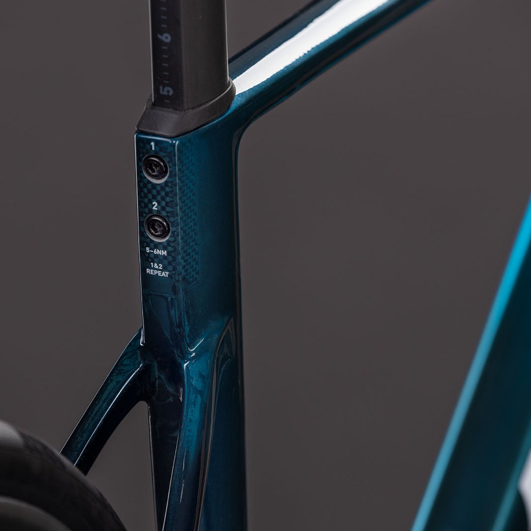 Cube Litening AIR C:68X SLX chromeblue´n´liquidblue