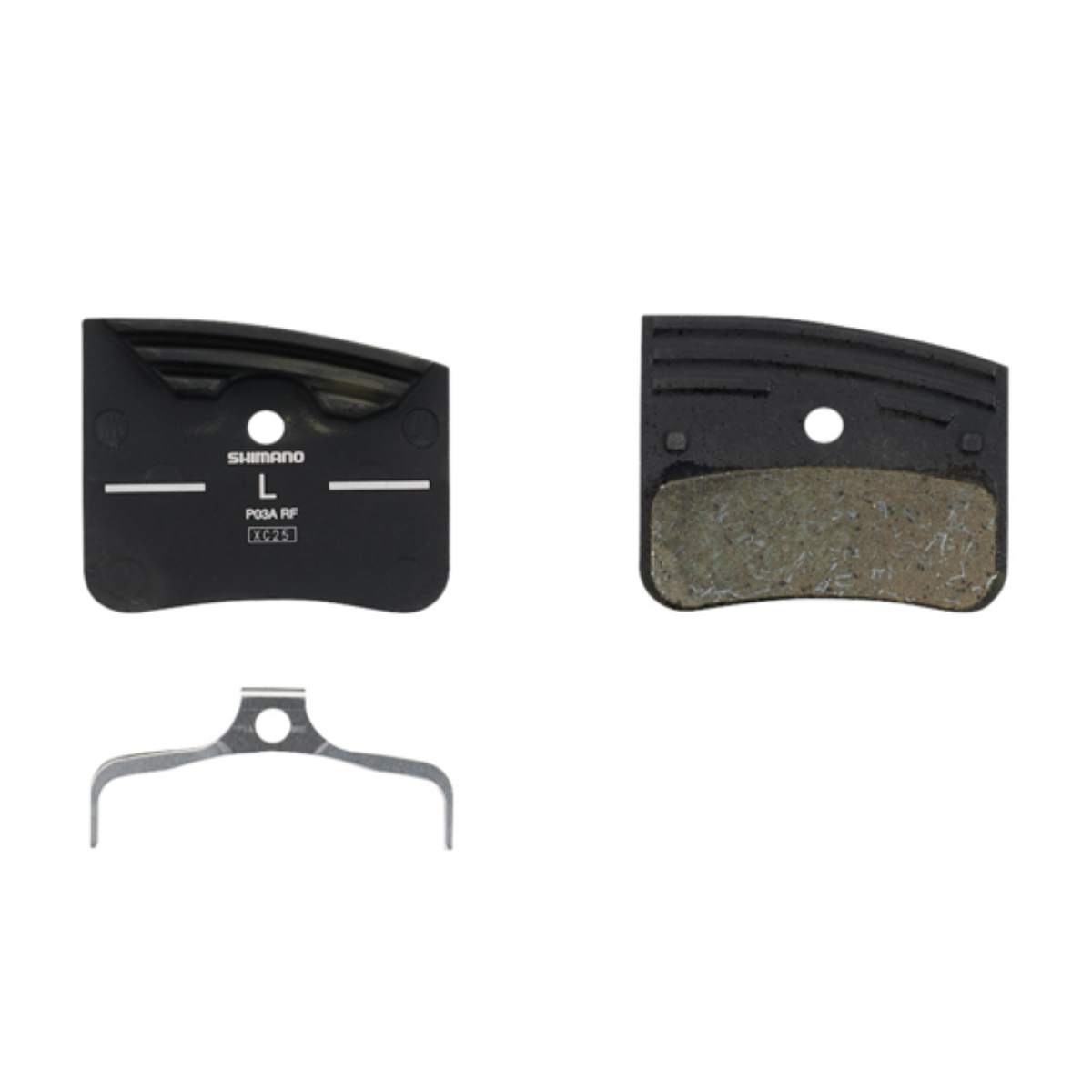 SHIMANO SKIVEBREMSEKLODS BP-P03A-RF RESIN MED FINNE 1 par
