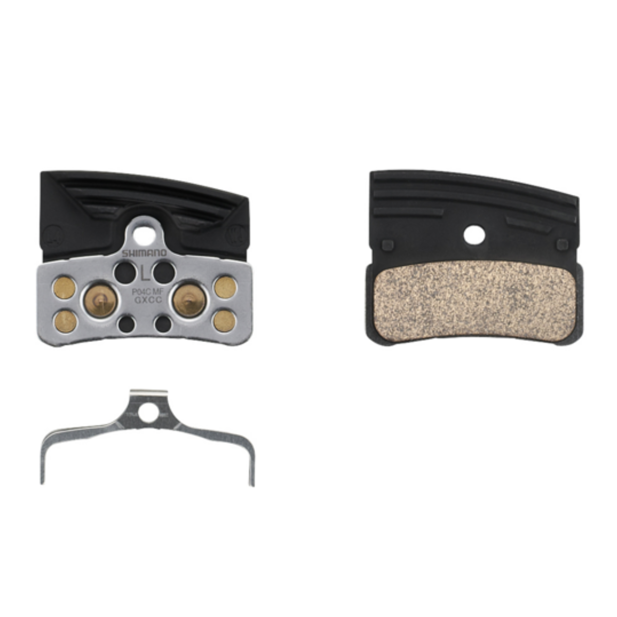 SHIMANO SKIVEBREMSEKLODS BP-P04C-MF SINTRET MED FINNE 1 par