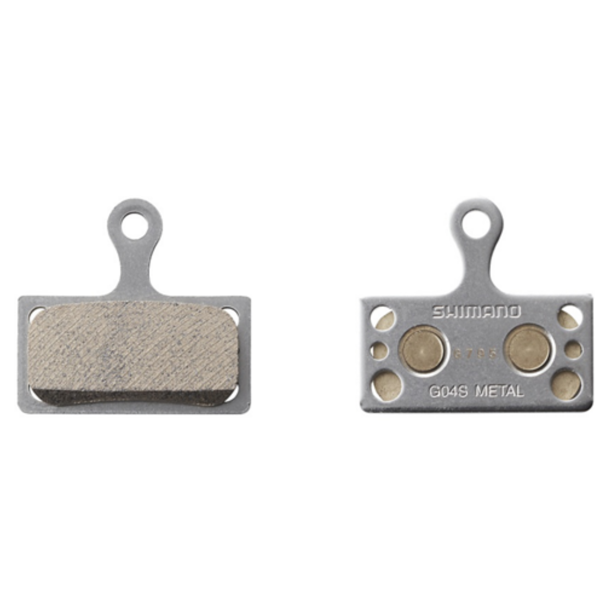 SHIMANO SKIVEBREMSEKLODS BP-G04S-MX SINTRET UDEN FINNE 1 par