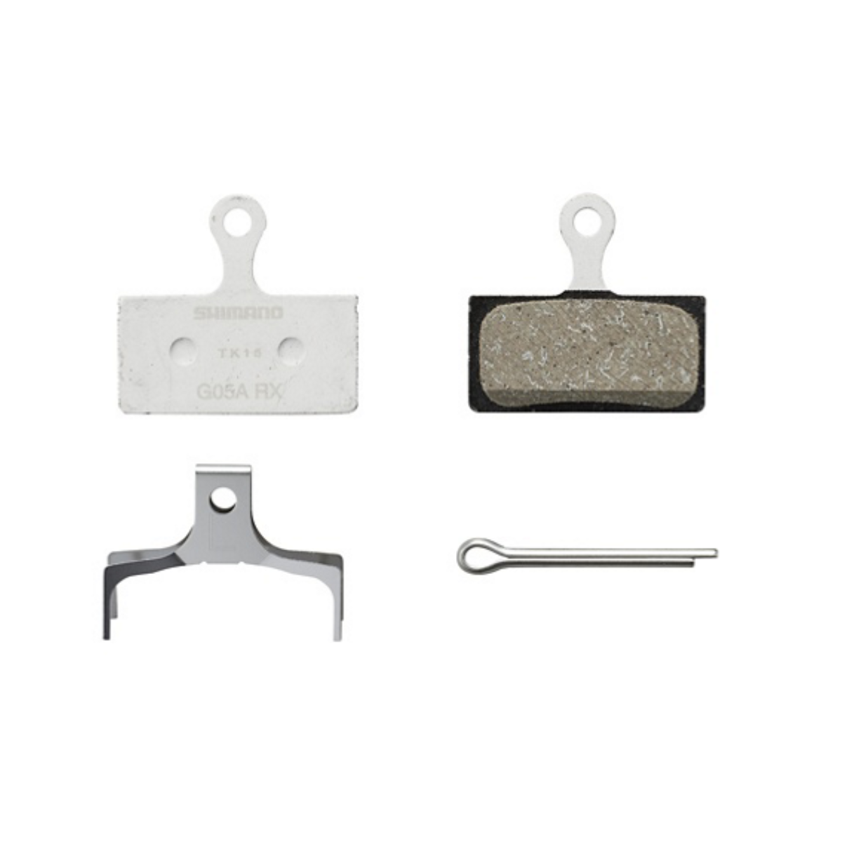 SHIMANO SKIVEBREMSEKLODS BP-G05A-RX RESIN UDEN FINNE 1 par