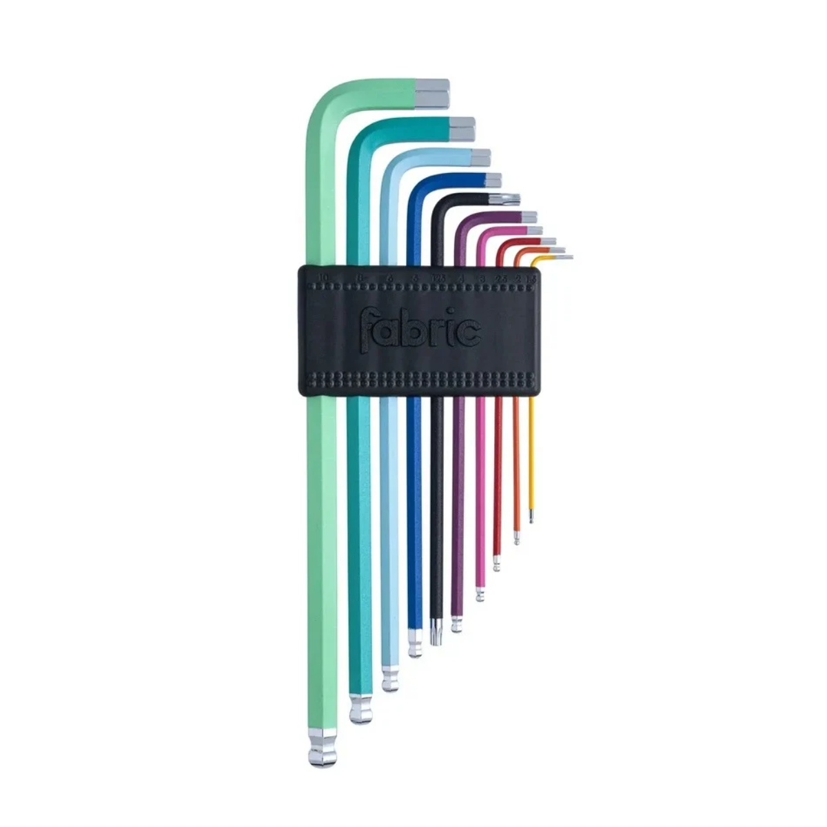 Fabric Hex Key Set multi-color 10 Tools