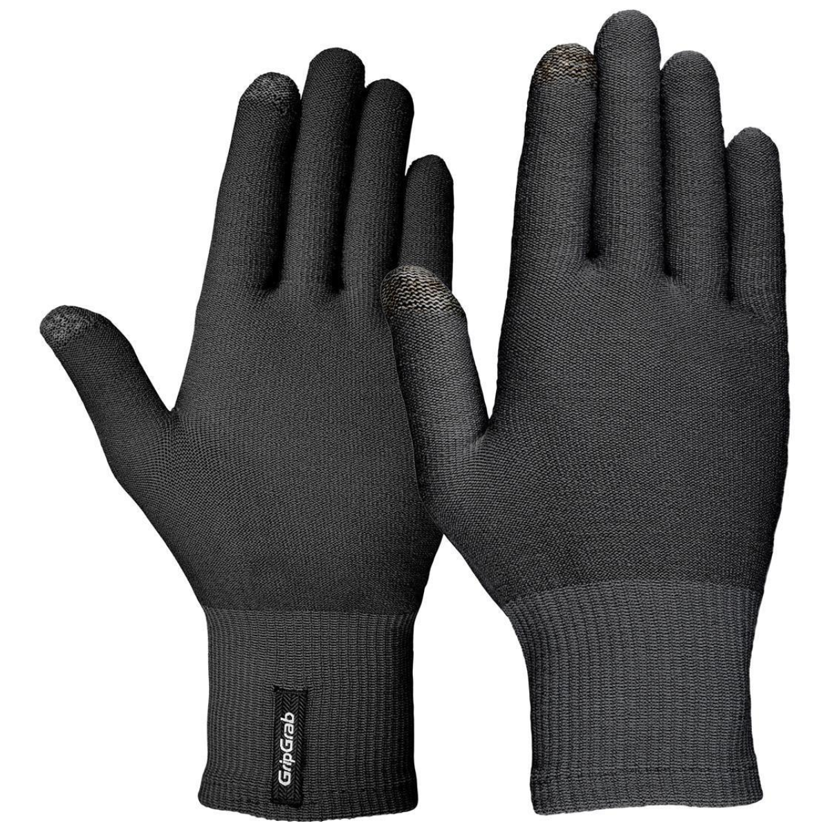 GripGrab Merino Wool Liner Inderhandsker - Sort