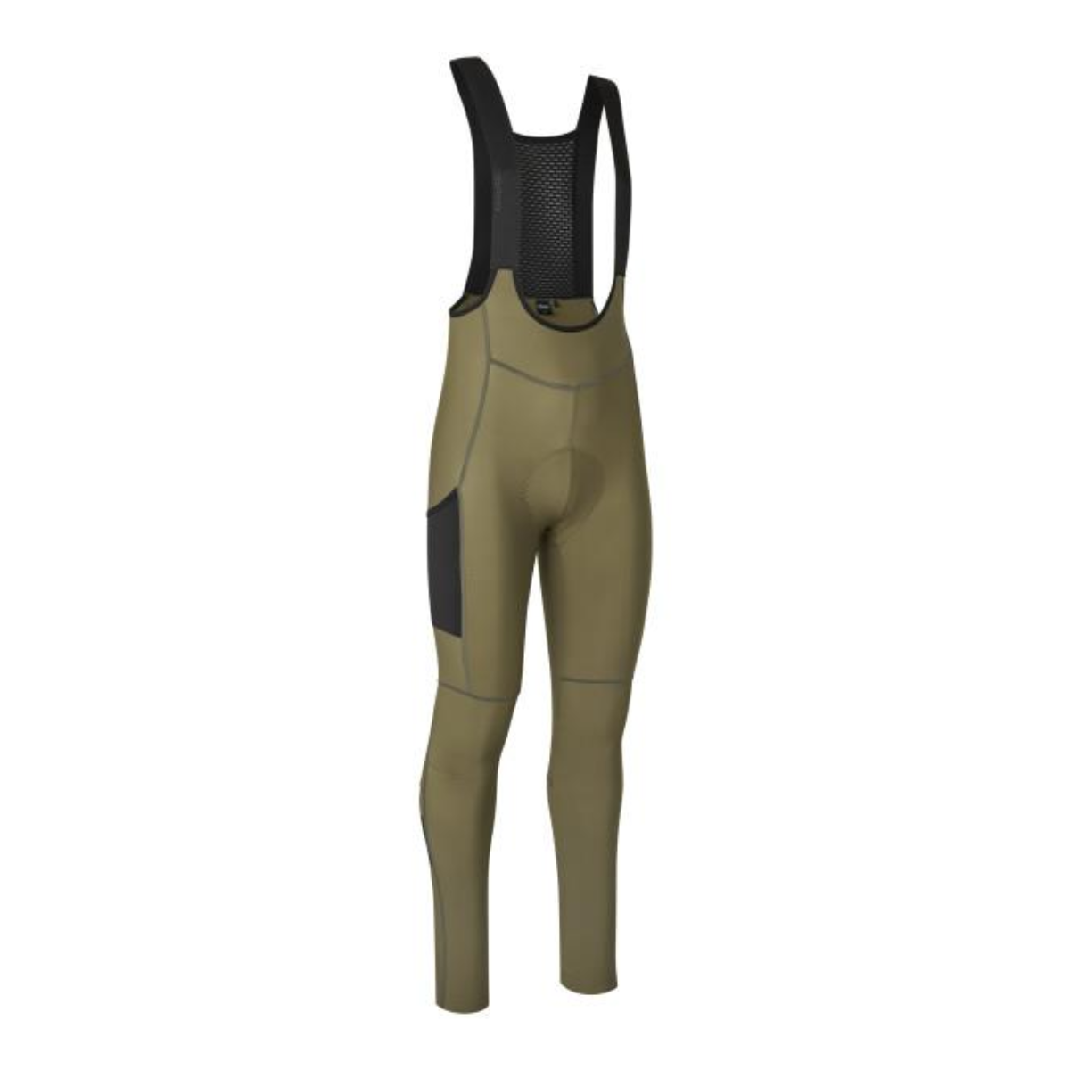GripGrab PACR Thermo bibtights til damer - Olivengrøn