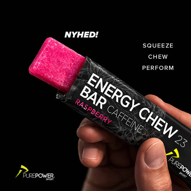 Purepower Energy Chew Bar Koffein Raspberry