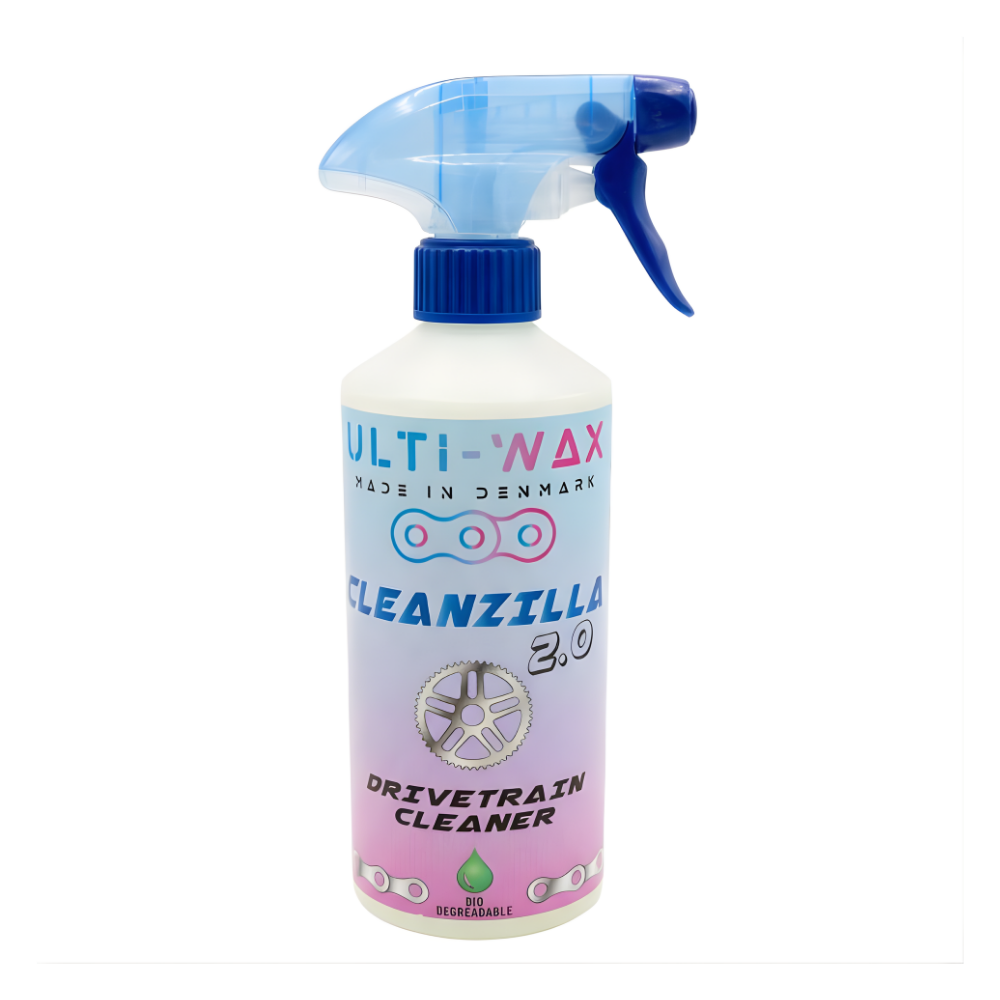 Ultiwax Cleanzilla 2.0 Drivetrain Cleaner. Hurtig og effektiv rengøring af din cykelkæde. Bio-nedbrydeligt.