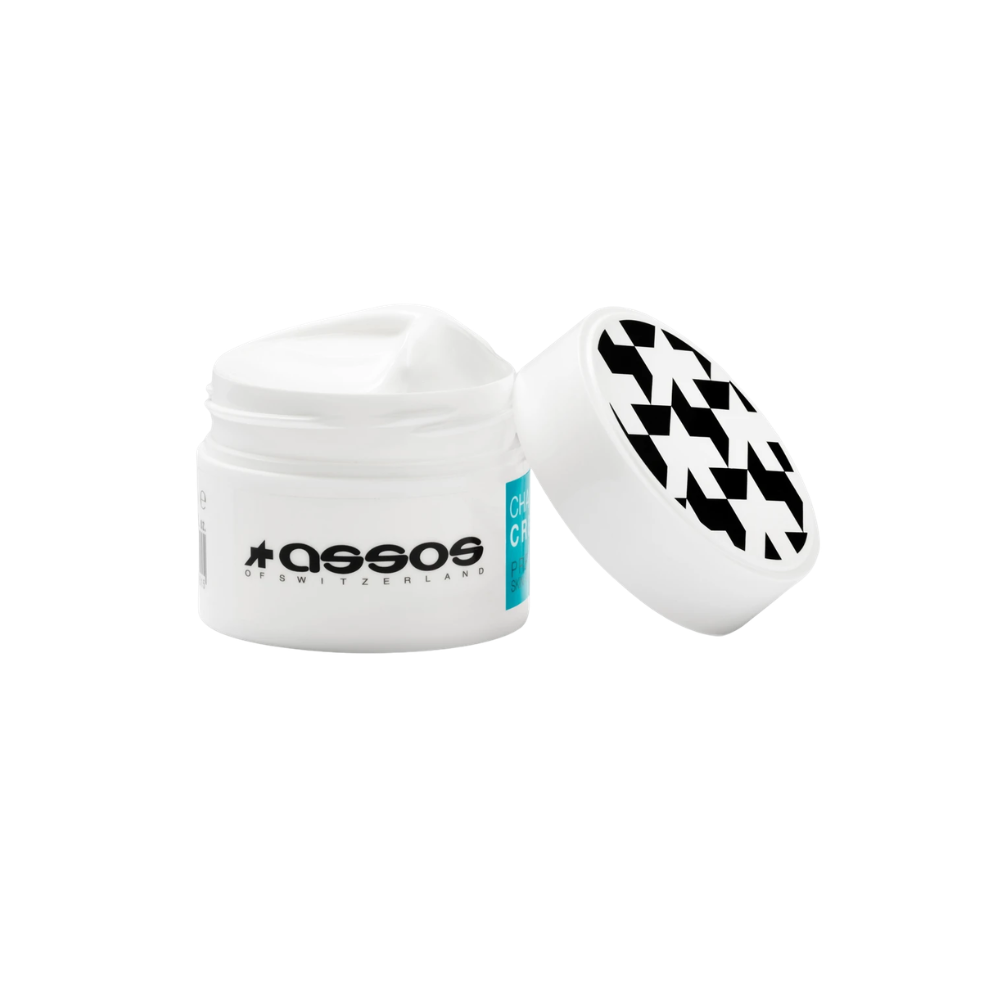 Assos Chamois Creme 75ml Herre. Effektivt og skånsomt buksefedt til herrer. Modvirker hudirritation.