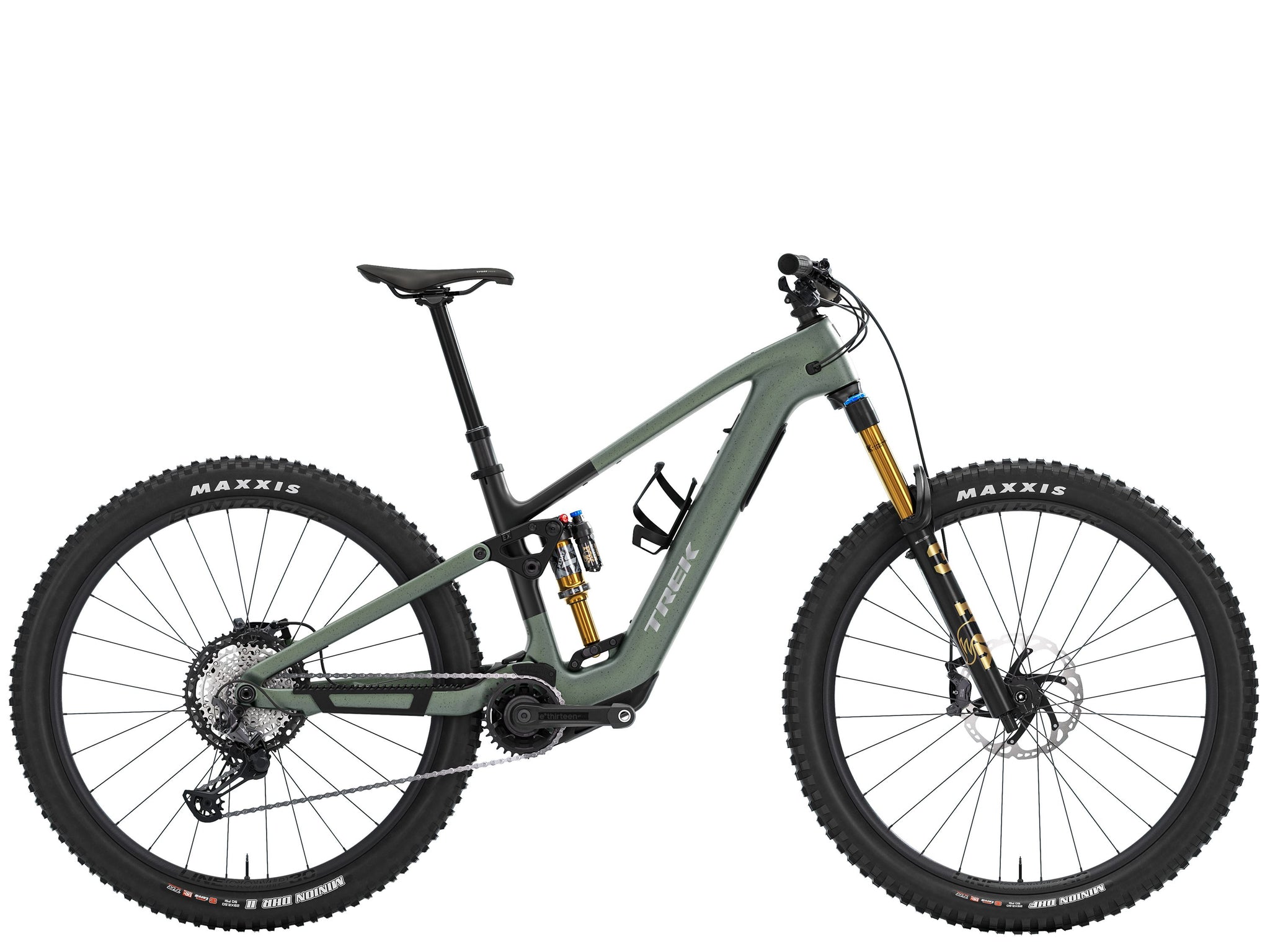 FUEL+ EX 9.8 XT Di2 Electric Mountain Bike - XL Lichen Green