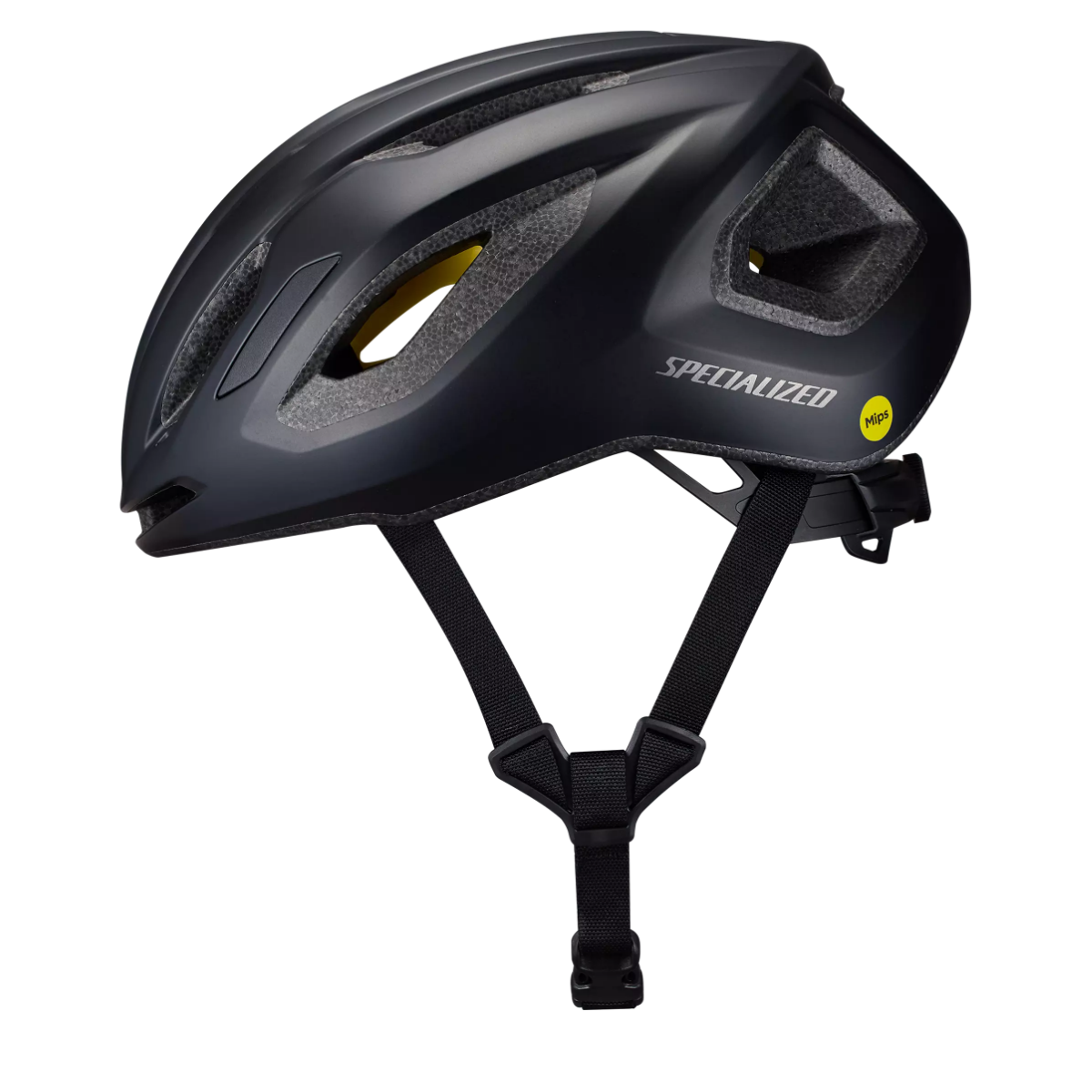 Specialized Chamonix 3 Mips hjelm i sort. Aerodynamik, sikkerhed og komfort fra Specialized. Til den krævende landevejsrytter