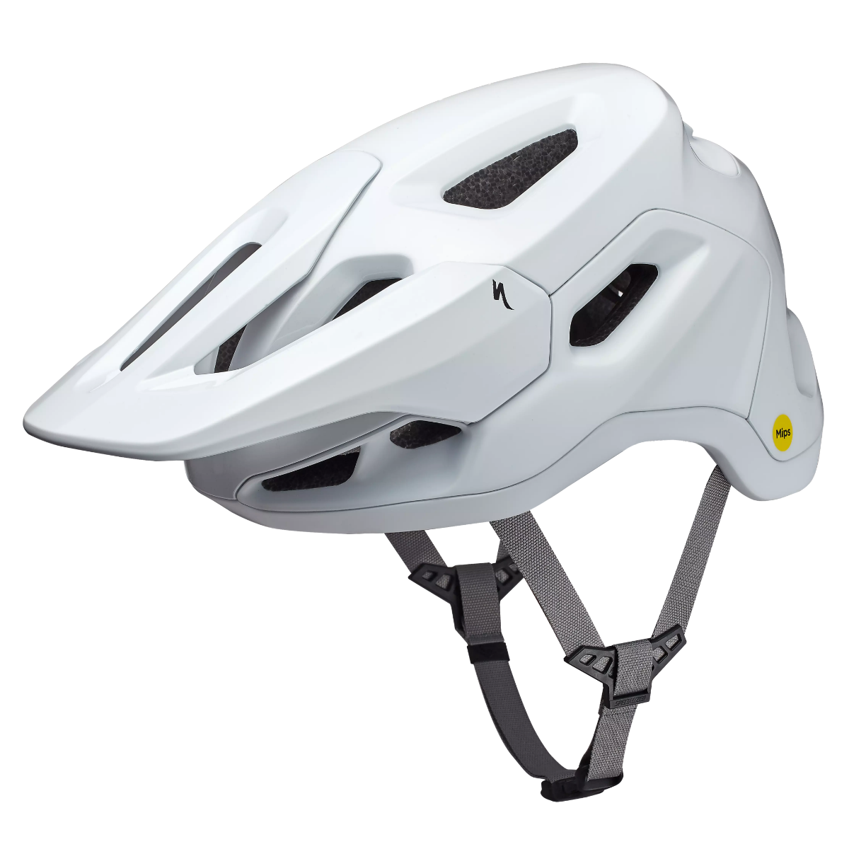 Specialized Tactic 4 Mips hjelm i hvid. Kvalitet, sikkerhed og komfort fra Specialized. Perfekt til kvalitets- og sikkerhedsbevidste MTB-ryttere