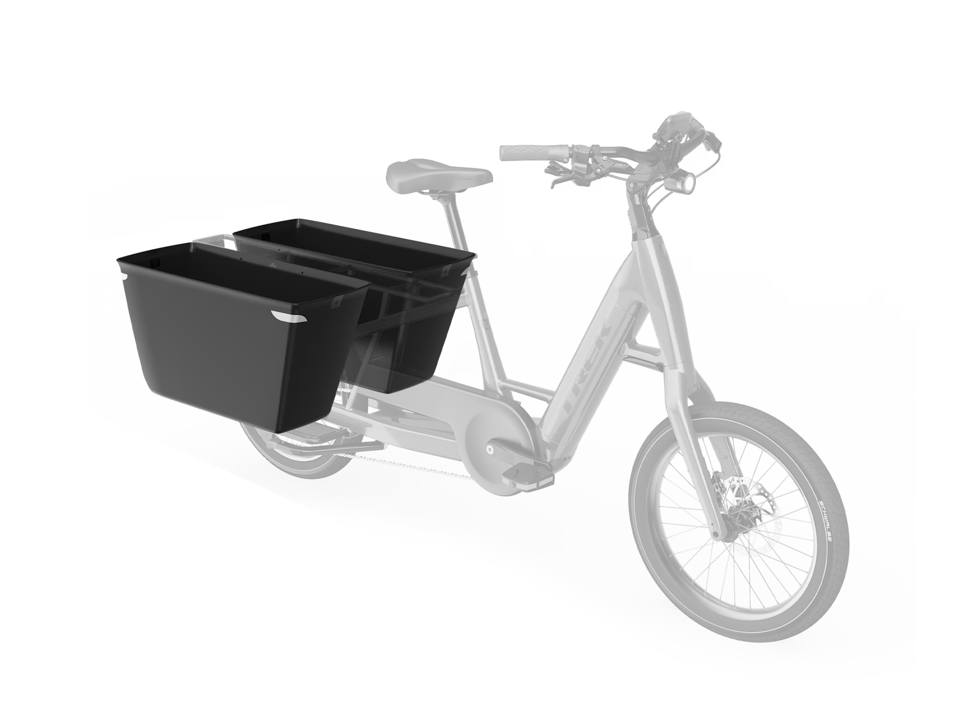 Trek Fetch+ 2 sæt med bagmonterede cykelkurve