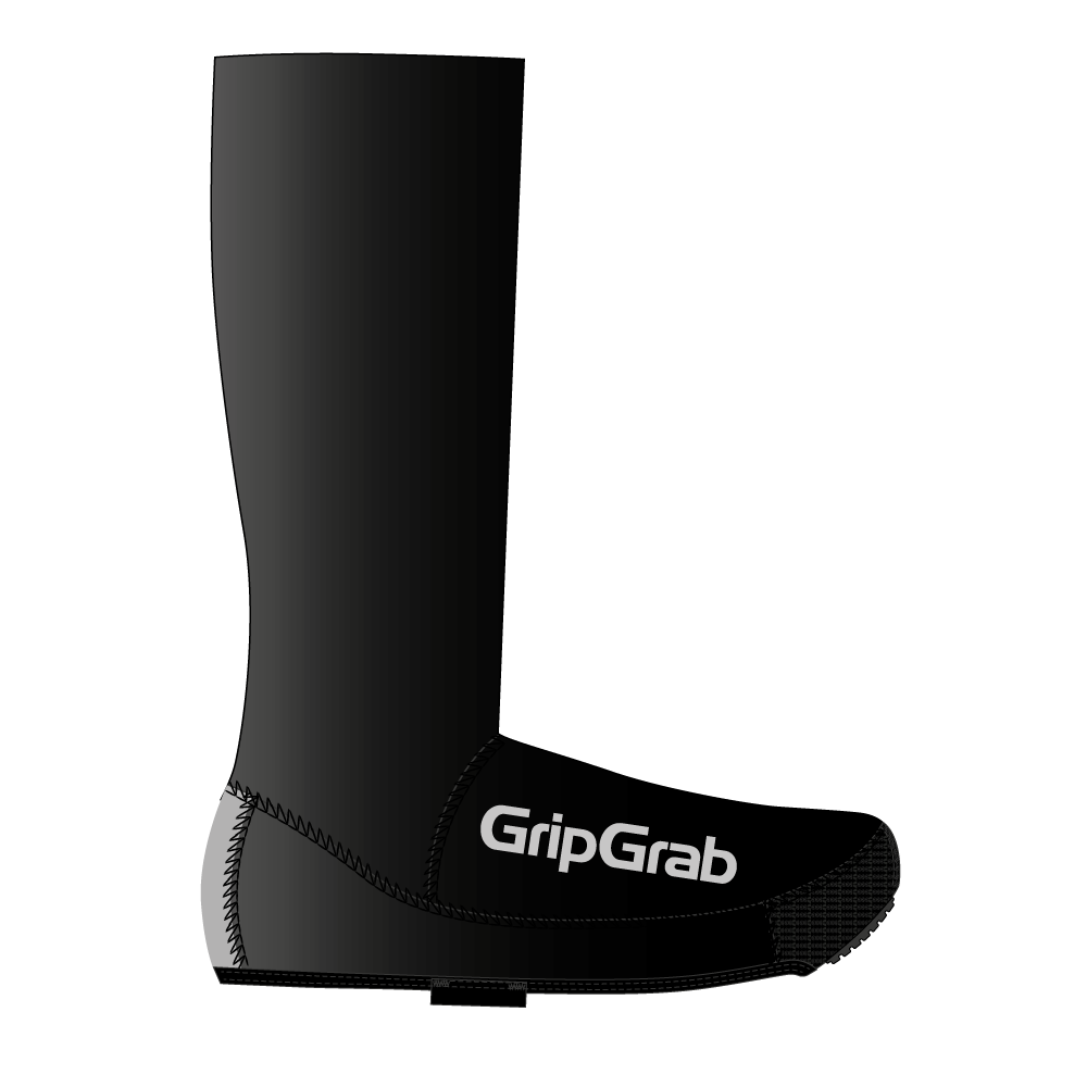 GripGrab AquaShield Waterproof Winter Road Shoe Covers - Sort