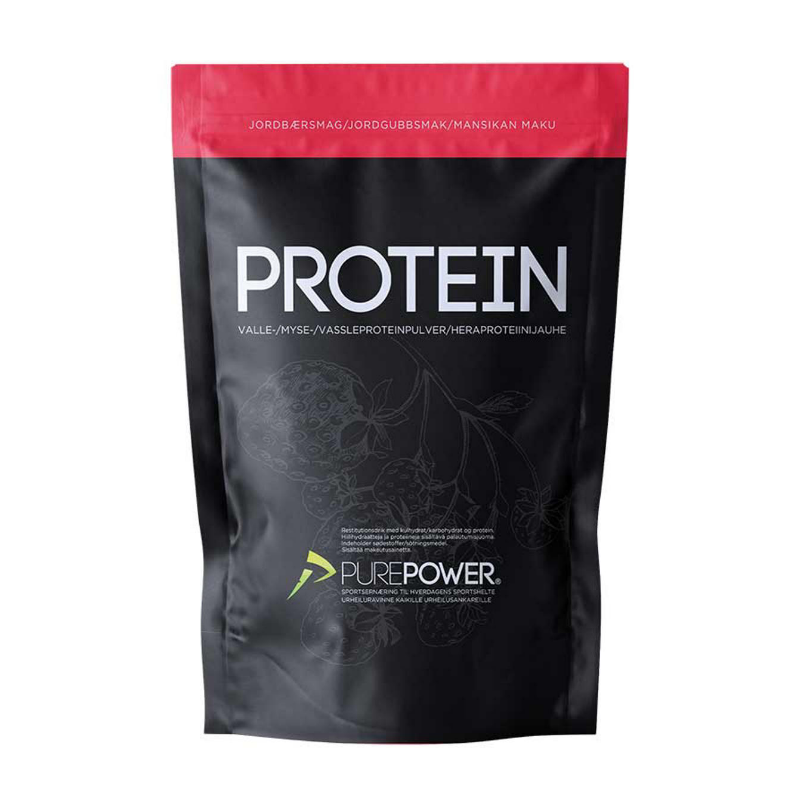 Purepower Proteinpulver 400g Jordbær