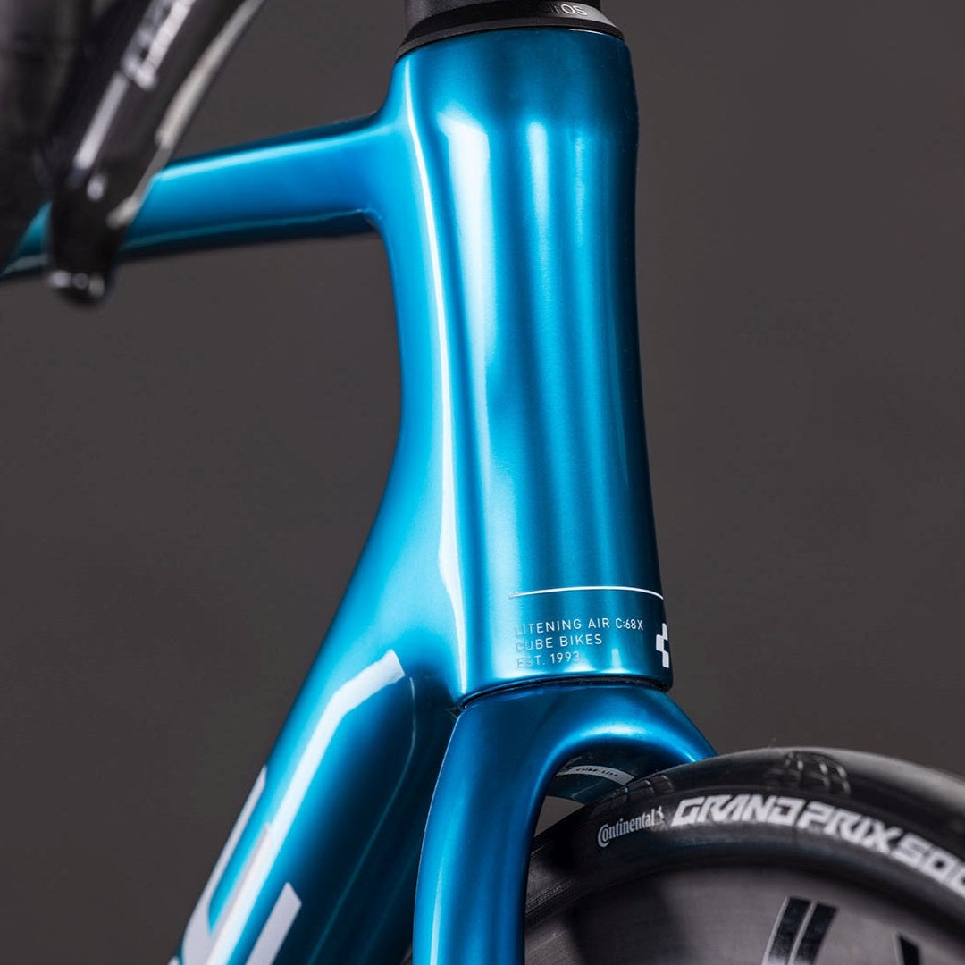 Cube Litening AIR C:68X SLX chromeblue´n´liquidblue