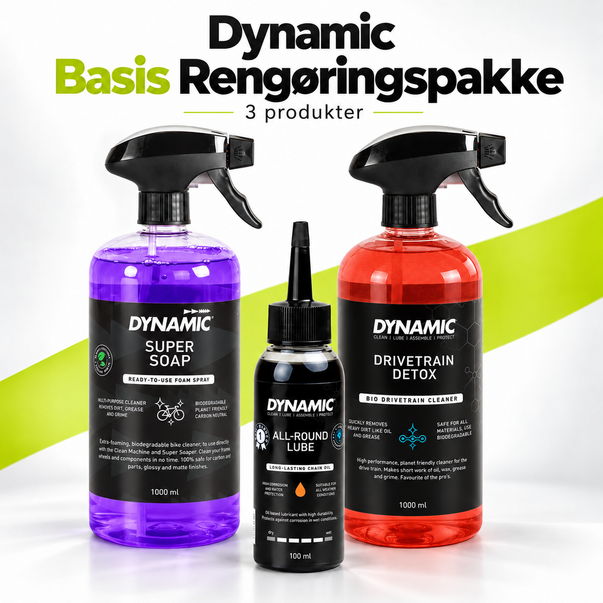 Basis Rengøringspakke – Rens og pleje af cyklen.