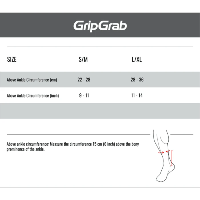 Grip Grab CyclinGaiter Regnvejrs Ankle Cuff