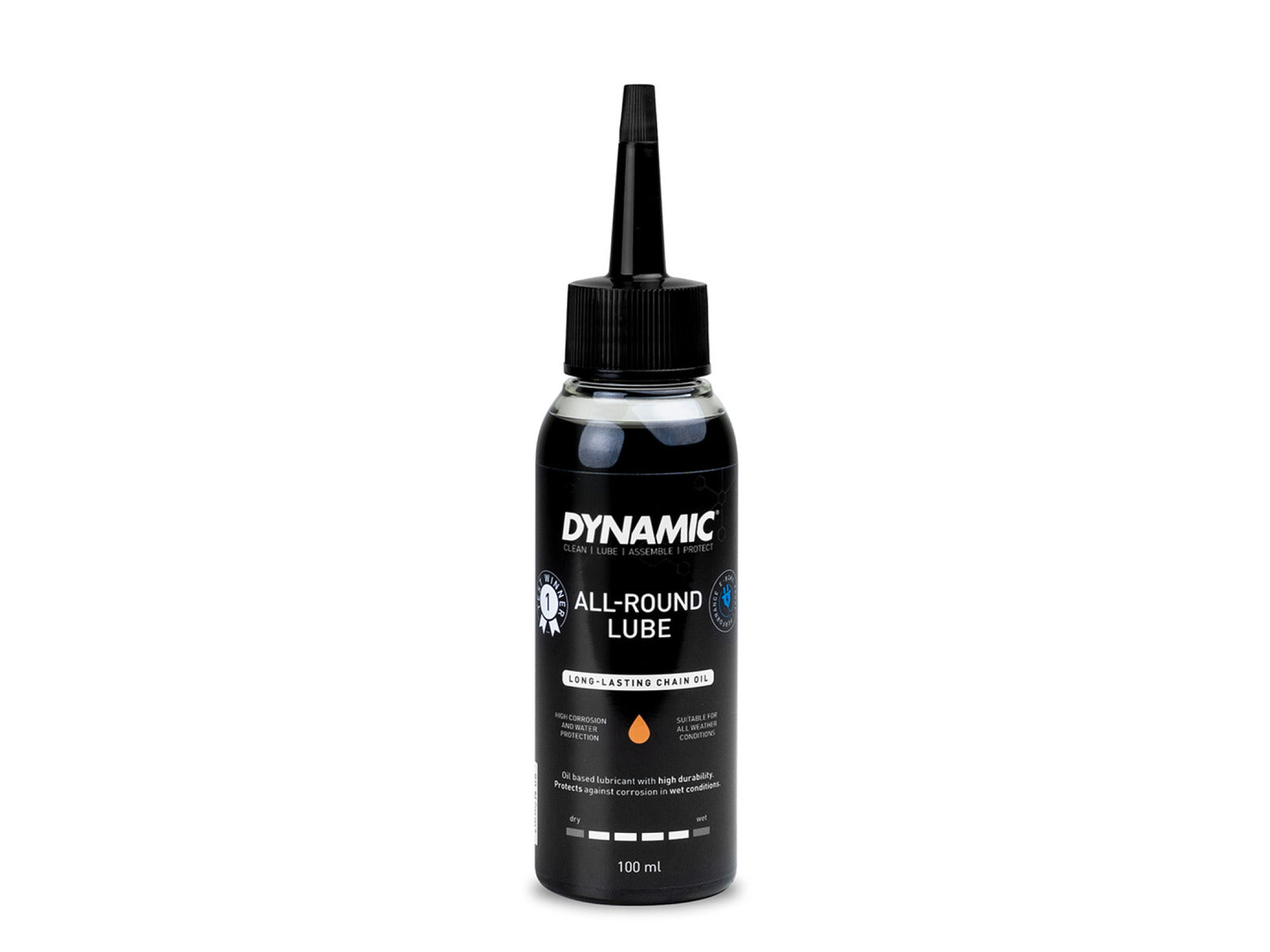 Dynamic All Round Lube. Effektiv, alsidig og miljøvenlig kædeolie til brug under alle forhold. 