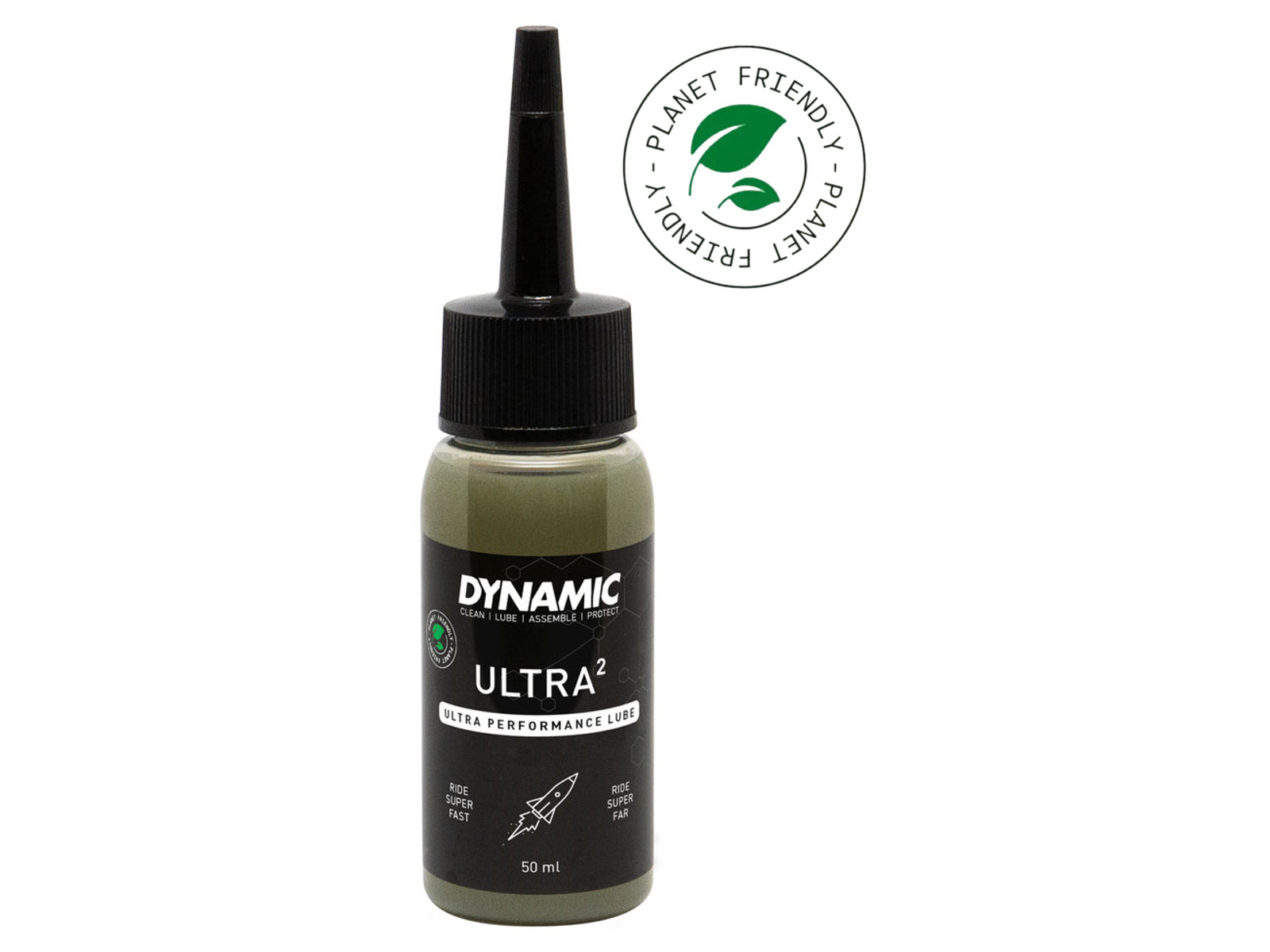 Dynamic Ultra 50ml bottle. Den ultimative kædeolie til både racercykler og mountainbikes. Miljøvenligt produkt fra Dynamic. 