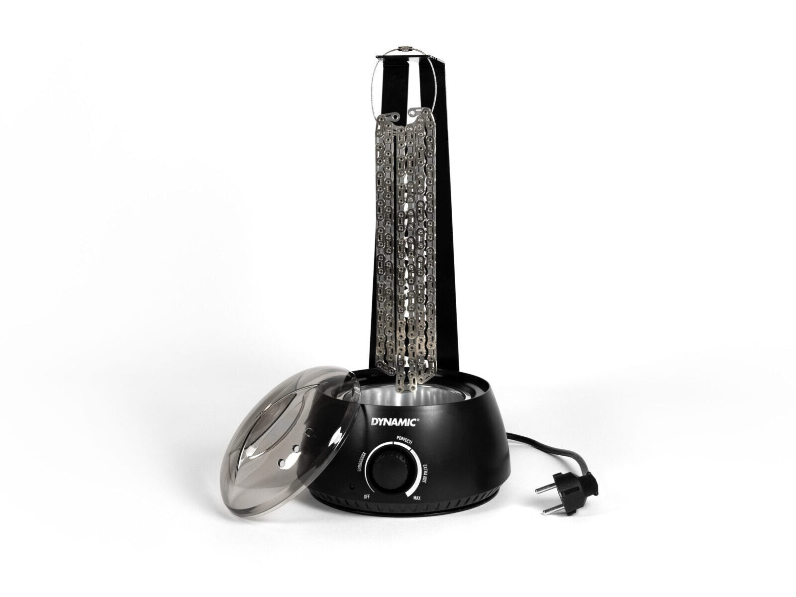 Dynamic Waxifyer Set includes: Waxifyer, Drip Dock, Chain Couplers. Hurtig, effektiv og sikker kædebehandling med hot wax. 