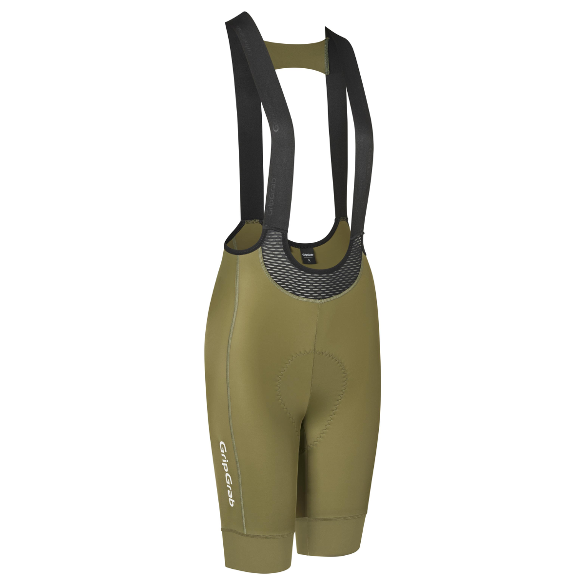 GripGrab PACR-bibshorts til damer - Olivengrøn