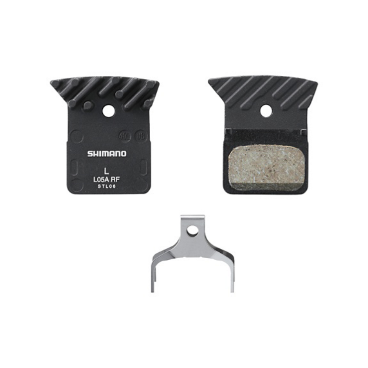 SHIMANO SKIVEBREMSEKLODS BP-L05A-RF RESIN MED FINNE 1 par