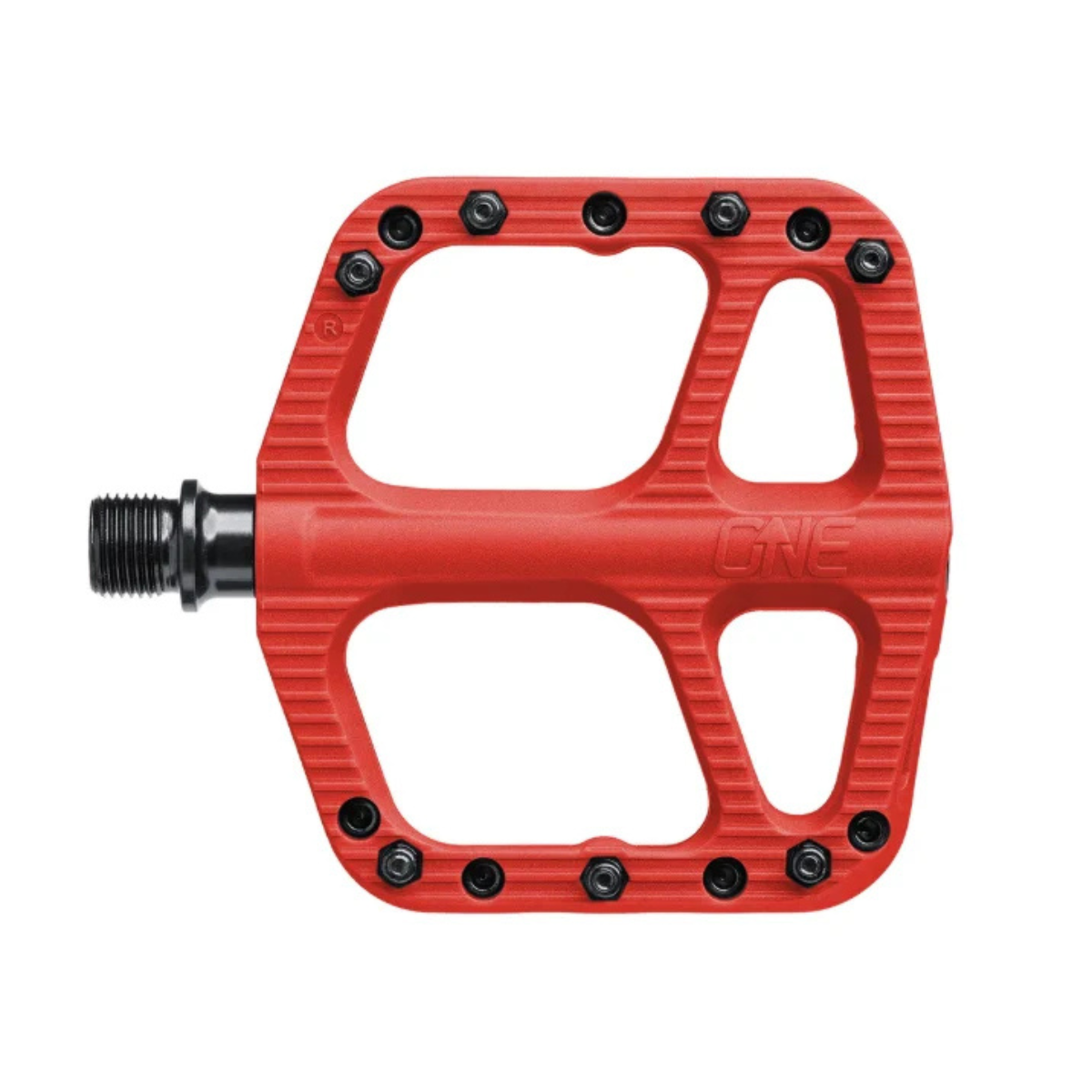 OneUp Composite Small Flat Pedals Red