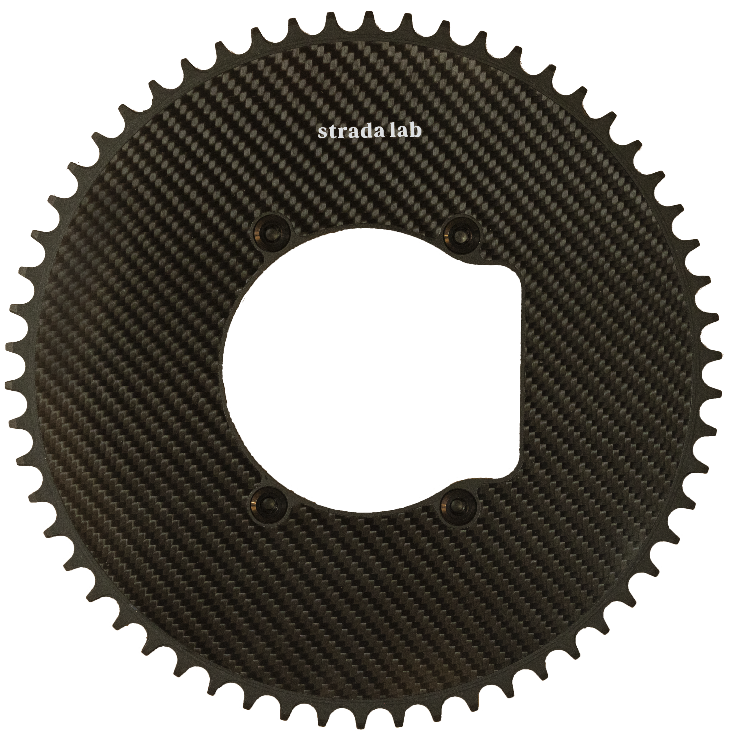 Strada Lab 2x Carbon Chainring Set