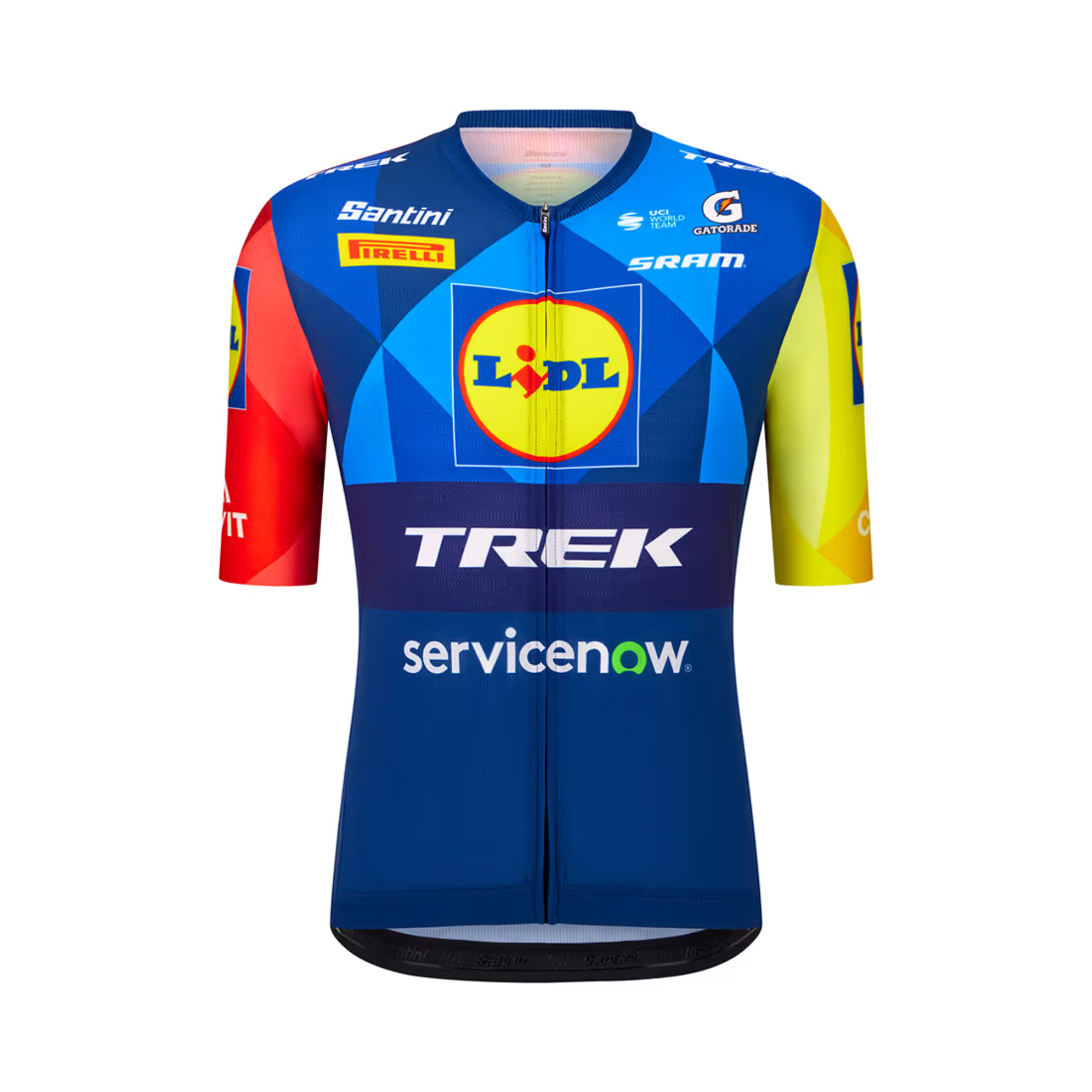 Santini Lidl-Trek Replica Race cykeltrøje
