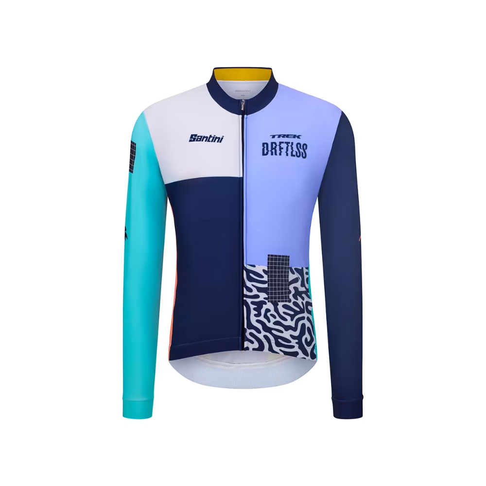 Santini Trek Driftless Team Replica isolerende langærmet cykeltrøje