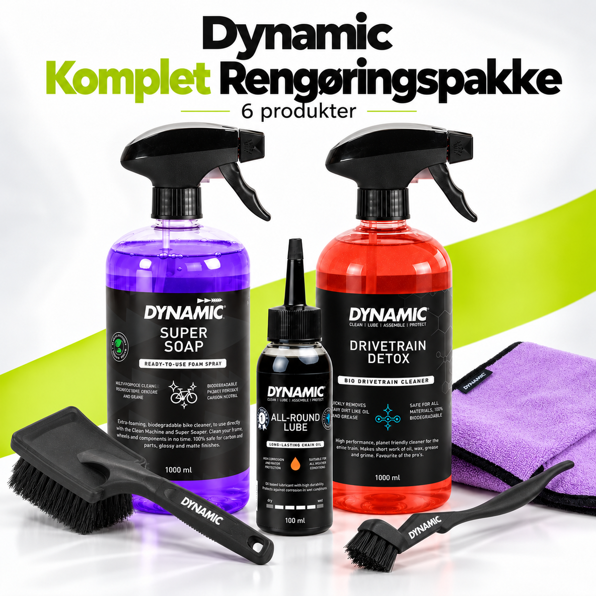 Dynamic Komplet Rengøringspakke – 6 produkter
