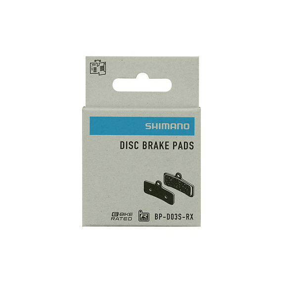 SHIMANO SKIVEBREMSEKLODS BP-D03S-RX RESIN UDEN FINNE 1 par
