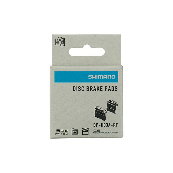 SHIMANO SKIVEBREMSEKLODS BP-H03A-RF RESIN MED FINNE 1 par