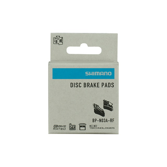 SHIMANO SKIVEBREMSEKLODS BP-N03A-RF RESIN MED FINNE 1 par