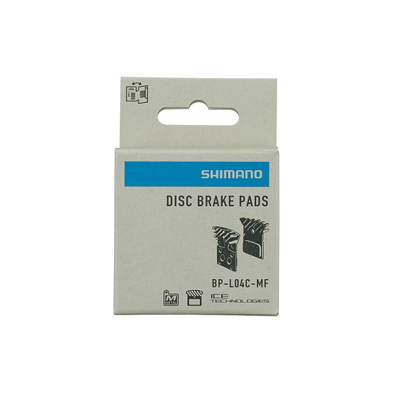 SHIMANO SKIVEBREMSEKLODS BP-L04C-MF SINTRET MED FINNE 1 par