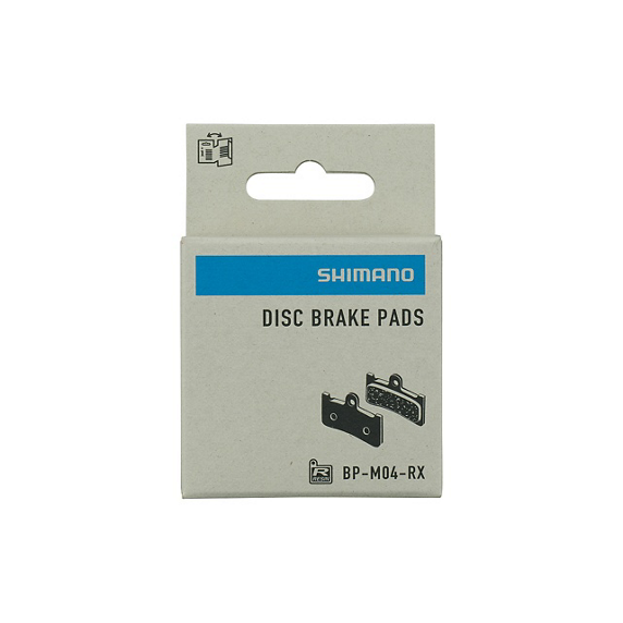 SHIMANO SKIVEBREMSEKLODS BP-M04-RX RESIN UDEN FINNE 1 par