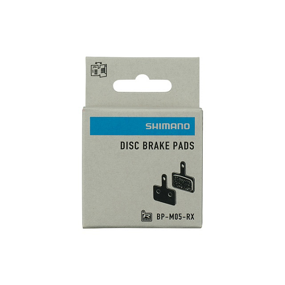 SHIMANO SKIVEBREMSEKLODS BP-M05-RX RESIN UDEN FINNE 1 par