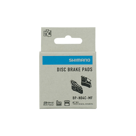 SHIMANO SKIVEBREMSEKLODS BP-N04C-MF SINTRET MED FINNE 1 par