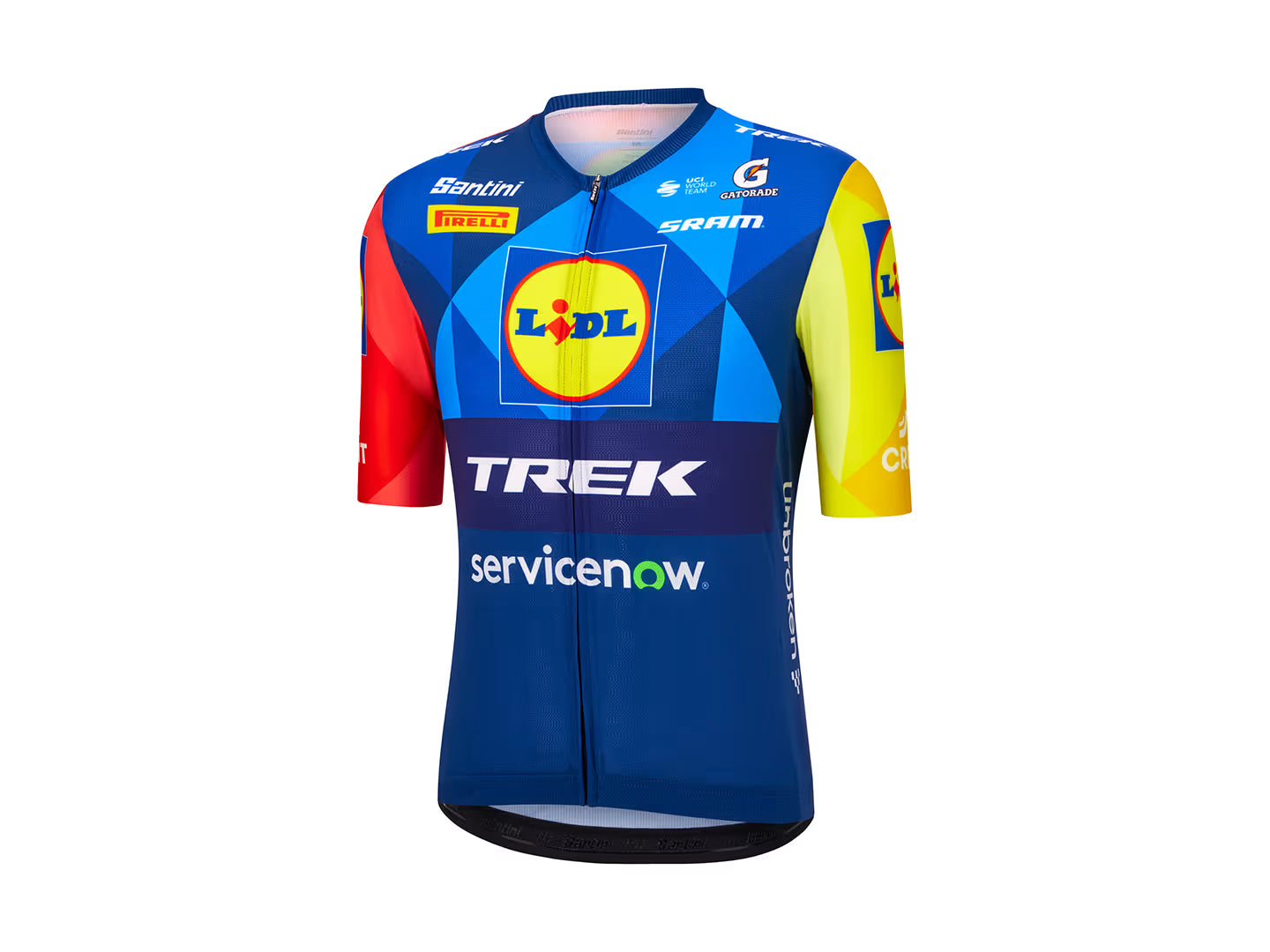Santini Lidl-Trek Replica Race cykeltrøje