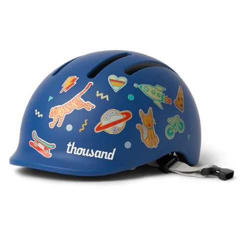 Thousand JR Helmet Toddler Bravo Blue OS 45-49cm