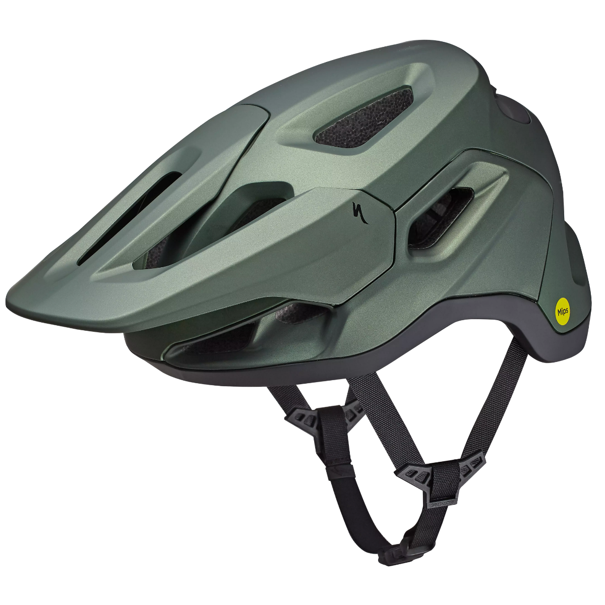Specialized Tactic 4 Mips hjelm i mørkegrøn. Kvalitet, sikkerhed og komfort fra Specialized. Perfekt til kvalitets- og sikkerhedsbevidste MTB-ryttere