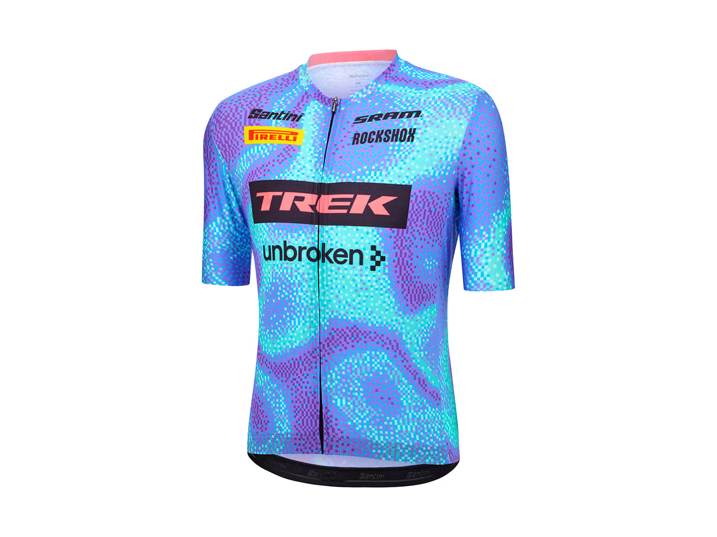 Santini Trek-Unbroken XC Team Replica cykeltrøje
