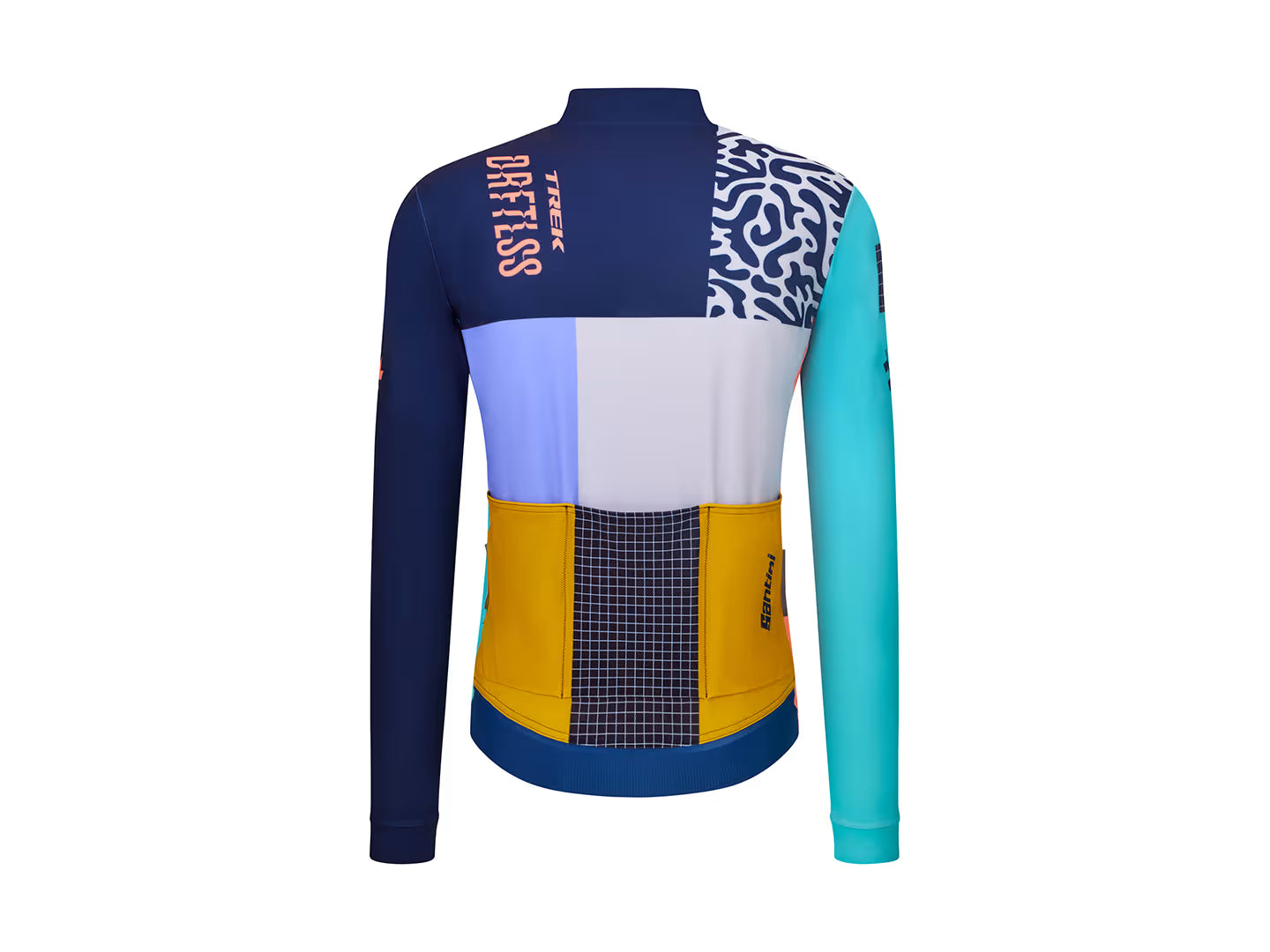 Santini Trek Driftless Team Replica isolerende langærmet cykeltrøje