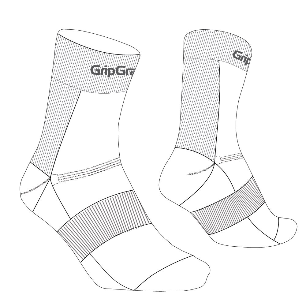 GripGrab RIDE Regular Cut Sokker 3-pak - Hvid